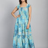 Aawari Women Chanderi Printed Dresses / Maxi Dresses / Western Wear
